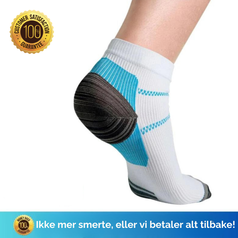 StøtteSok™ | Gå trygt uten å belaste føttene dine