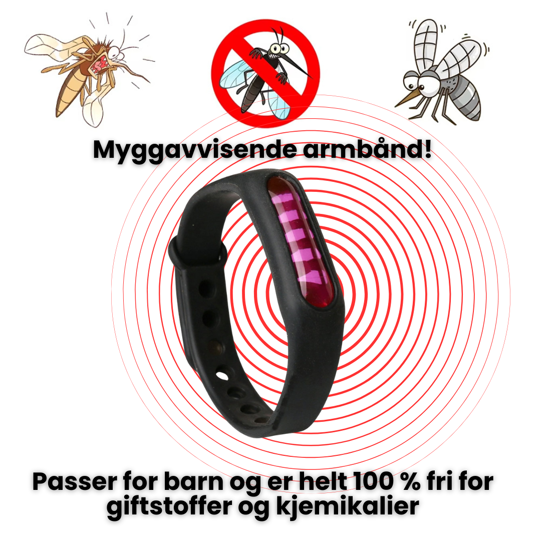BugAwayBracelet™ | Si farvel til myggen i sommer!