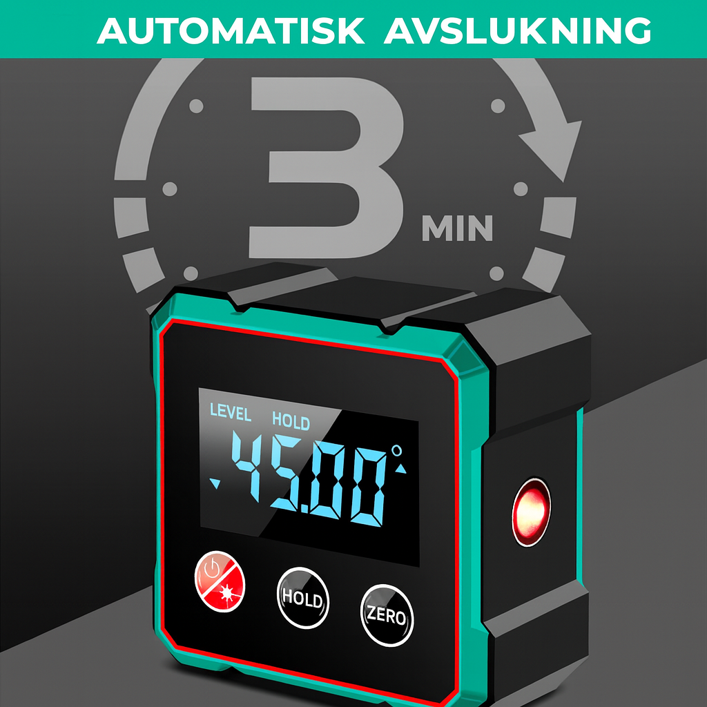 LevelPro™ | Raskt, klart og korrekt—mål som en proff