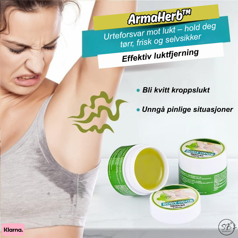 ArmaHerb™ | Urteforsvar mot lukt – hold deg tørr, frisk og selvsikker