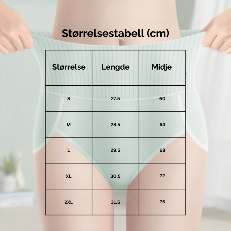 ShapeFit™ | 6-pakning med pustende og komfortable truser med høy midje og magestøtte