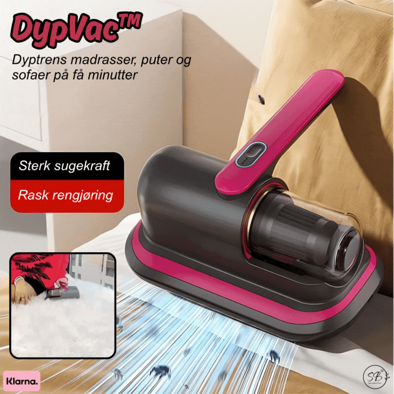DypVac™ | Dyptrens madrasser, puter og sofaer på få minutter