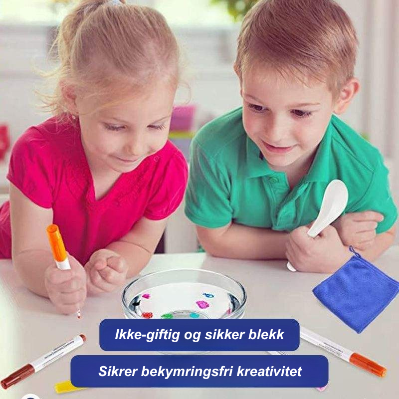FloatInk™ | Slipp barnets kreativitet løs – helt uten skjerm!