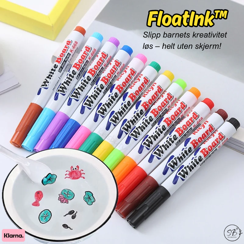 FloatInk™ | Slipp barnets kreativitet løs – helt uten skjerm!