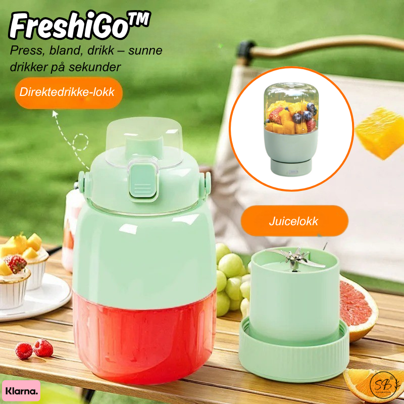 FreshiGo™ | Press, bland, drikk – sunne drikker på sekunder
