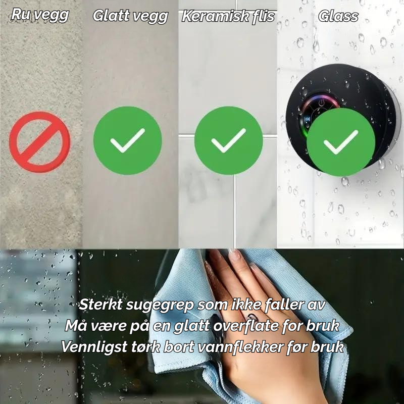 Hydroslag™ | Nyt musikk og lys overalt, uansett om det regner eller skinner!