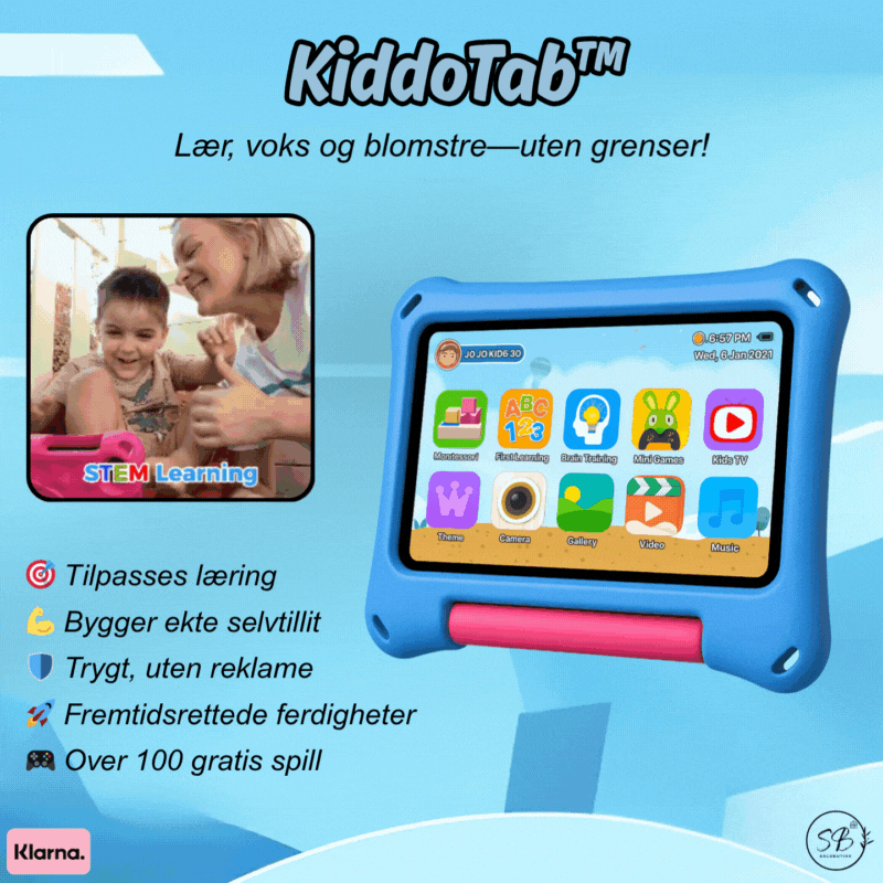 KiddoTab™ | Lær, voks og blomstre—uten grenser!