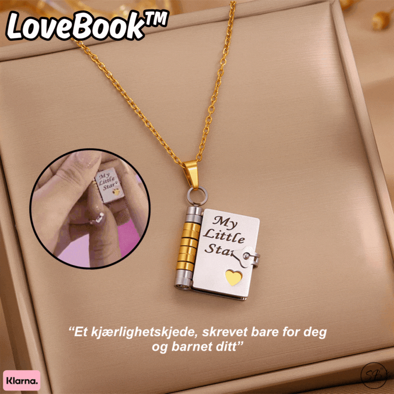 LoveBook™ | Et kjærlighetskjede, skrevet bare for deg og barnet ditt