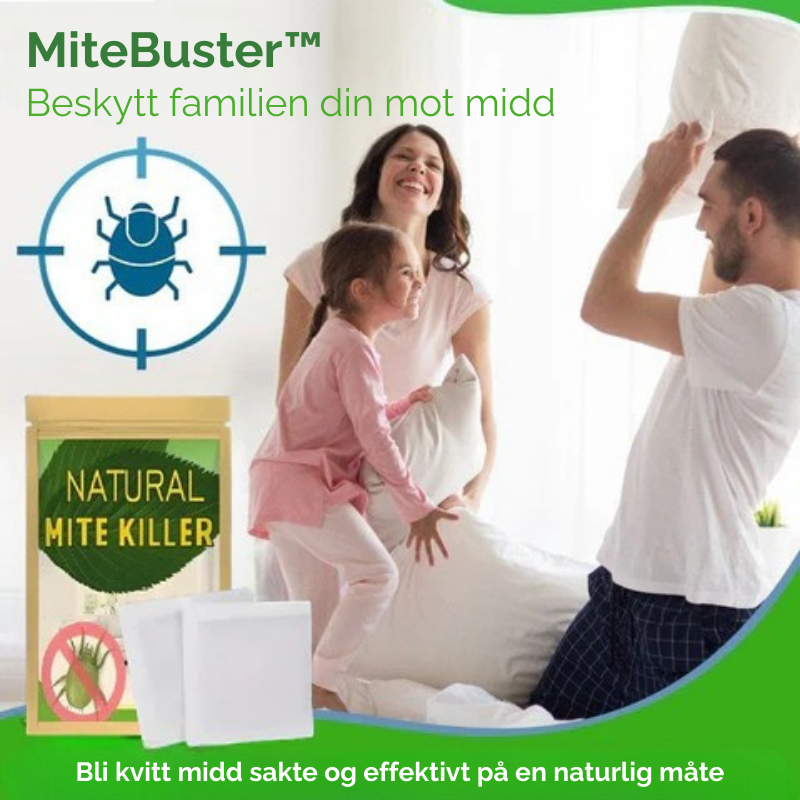MiteBuster™ | Beskytt familien din mot midd