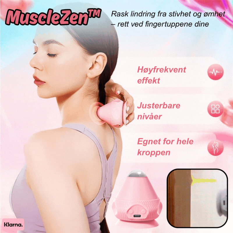 MuscleZen™ | Rask lindring fra stivhet og ømhet – rett ved fingertuppene dine