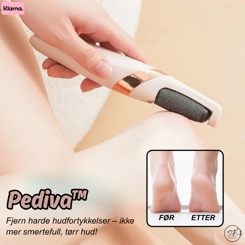 Pediva™ | Fjern harde hudfortykkelser – ikke mer smertefull, tørr hud!