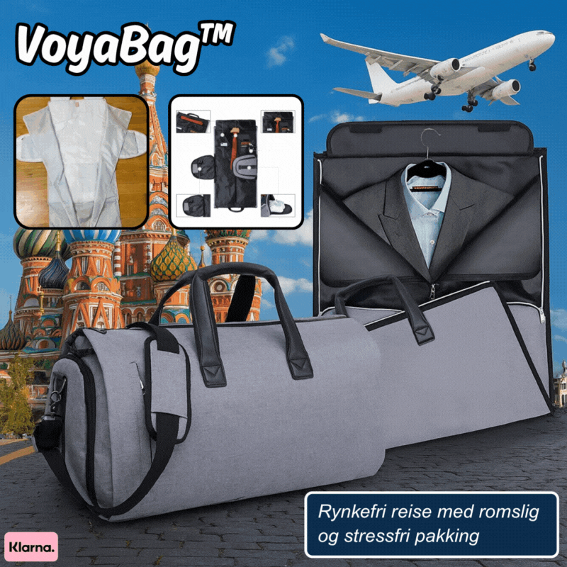 VoyaBag™ | Rynkefri reise med romslig og stressfri pakking