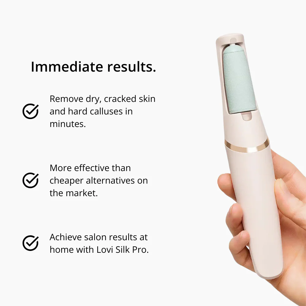 Pediva™ | Fjern harde hudfortykkelser – ikke mer smertefull, tørr hud!