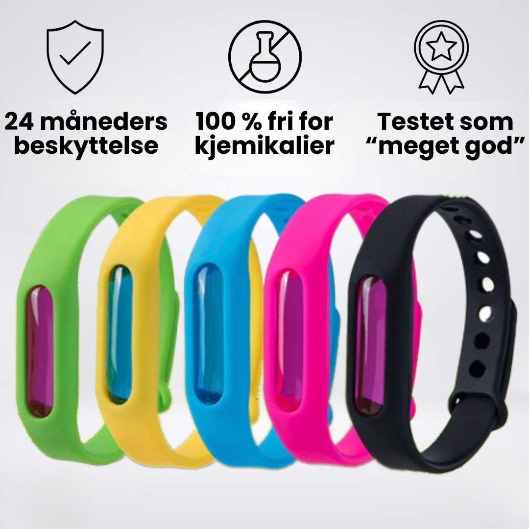 BugAwayBracelet™ | Si farvel til myggen i sommer!