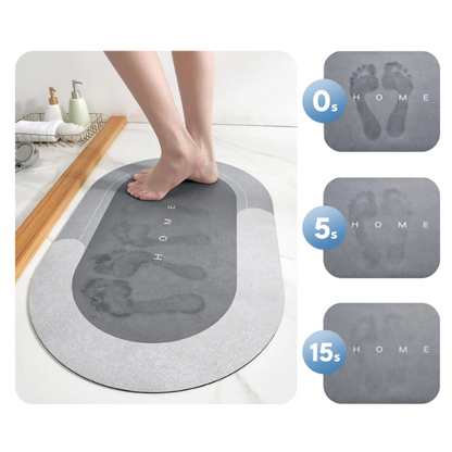 DryMat™ | Absorberer vann umiddelbart – holder badet ditt trygt og tørt