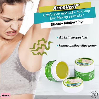 ArmaHerb™ | Urteforsvar mot lukt – hold deg tørr, frisk og selvsikker