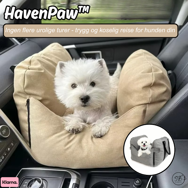 HavenPaw™ | Ingen flere urolige turer - trygg og koselig reise for hunden din