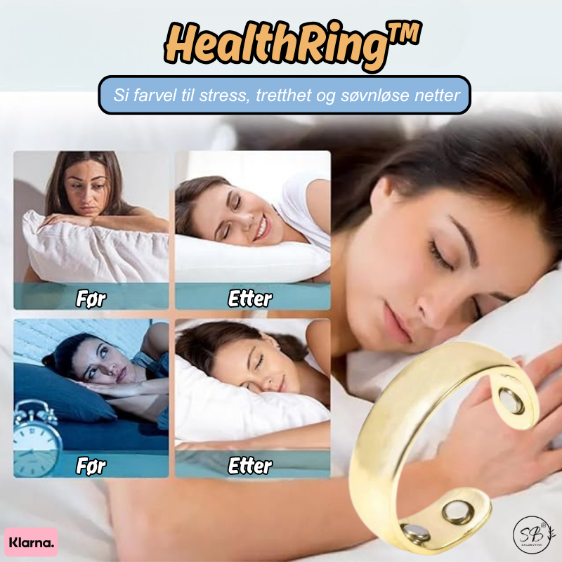 HealthRing™ | Si farvel til stress, tretthet og søvnløse netter
