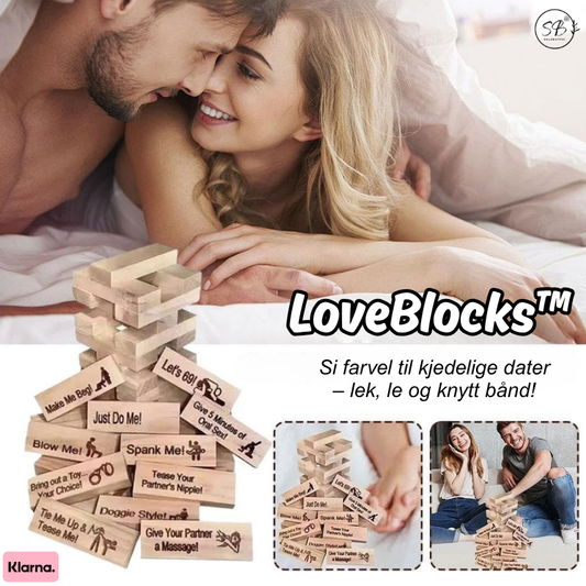 LoveBlocks™ | Si farvel til kjedelige dater – lek, le og knytt bånd!
