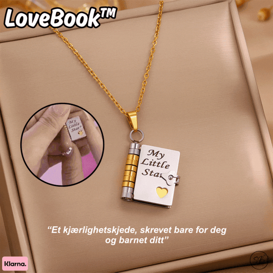 LoveBook™ | Et kjærlighetskjede, skrevet bare for deg og barnet ditt