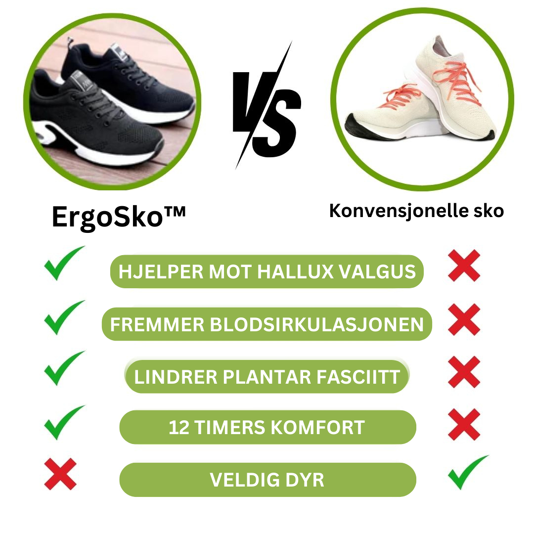 ErgoSko™ | Føl den skylignende komforten