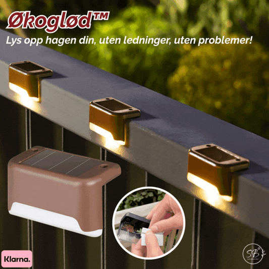 Økoglød™ | Lys opp hagen din, uten ledninger, uten problemer!