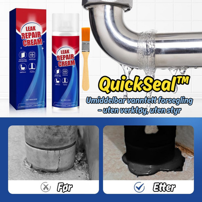 QuickSeal™ | Umiddelbar vanntett forsegling – uten verktøy, uten styr