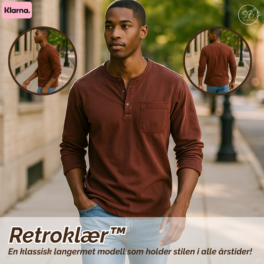 Retroklær™ | En klassisk langermet modell som holder stilen i alle årstider!
