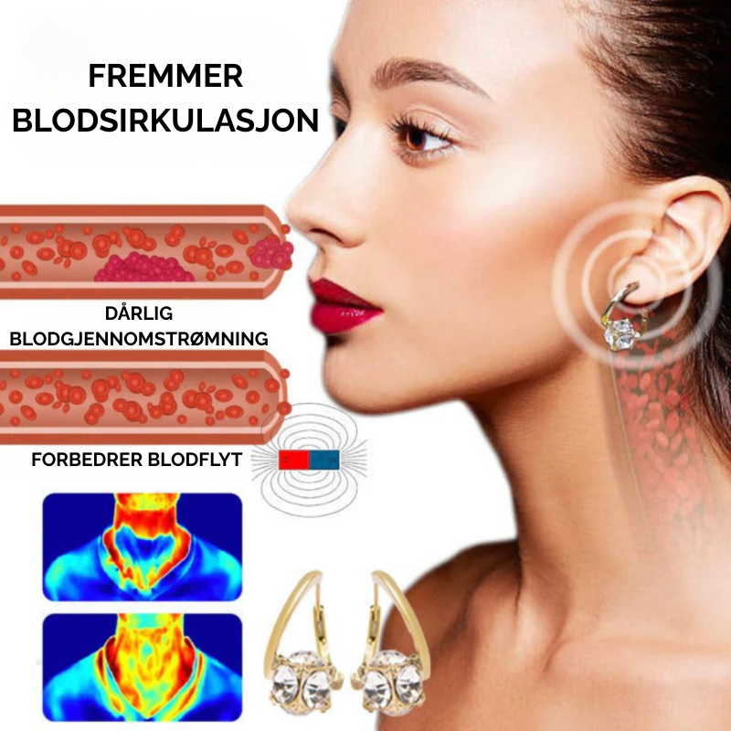 SlimGems™ | Øredobber med lymfatisk magnetterapi