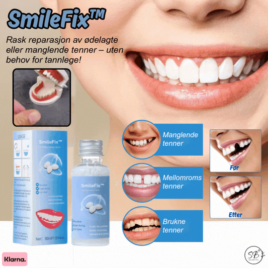 SmileFix™ | Rask reparasjon av ødelagte eller manglende tenner – uten behov for tannlege!