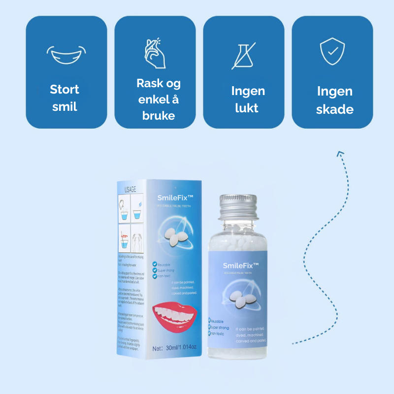 SmileFix™ | Raske reparasjoner for perfekte tenner!